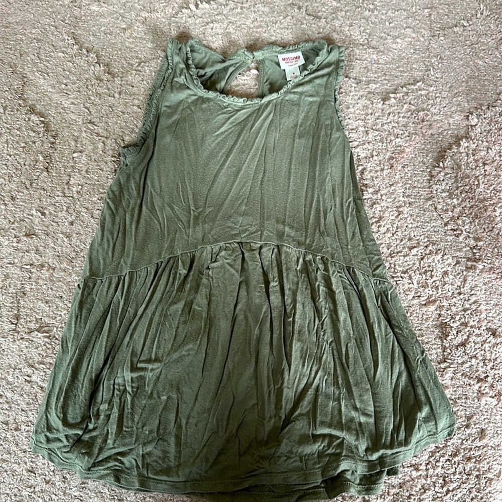 Green tank top